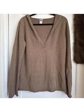 GAP BROWN COTTON HOODIE